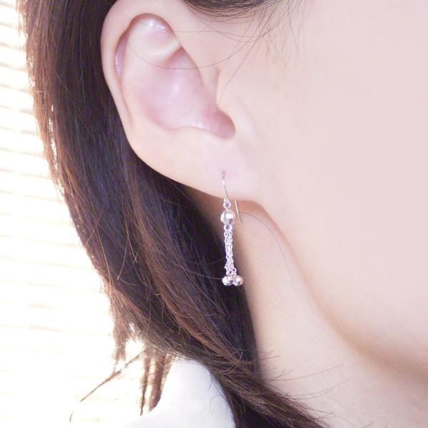 プラチナ レディース ピアス PT900 色石 揺れる ピアス 2石 ヴィーナスジュエリー ピアス プラチナ Pt900 アクセサリー 揺れる