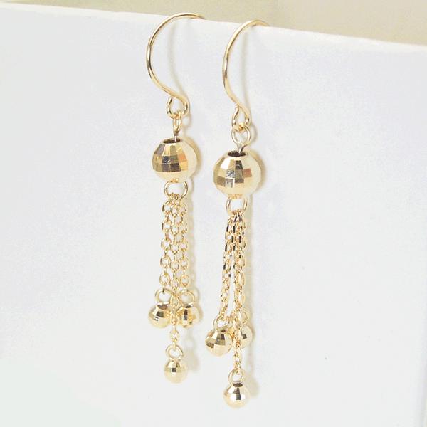 ヴィーナスジュエリー ピアス アクセサリー k18 18金 ゴールド 揺れる