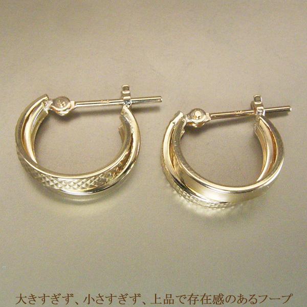 ヴィーナスジュエリー ピアス アクセサリー k18 K18 18金 フープピアス 