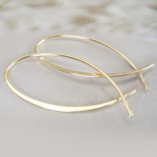 ヴィーナスジュエリー ピアス 18金 フープ アクセサリー k18 K18
