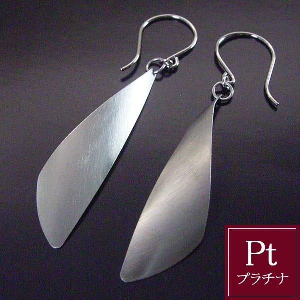 ピアス プラチナ pt900 フックピアス 揺れるピアス 地金 2営業日前後の発送予定