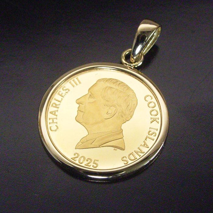 ヴィーナスジュエリー 2025年限定品 純金 コインネックレス 金貨 24金