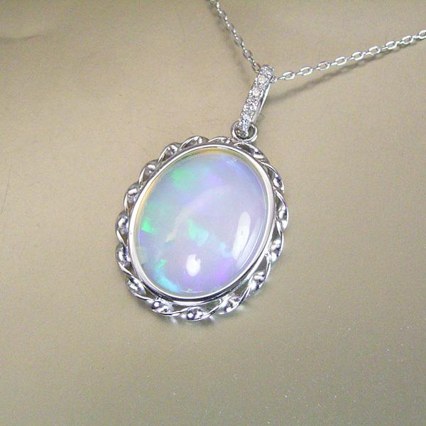 高級ペンダント – 天然オパール PT900 高級ペンダント – 天然オパール PT900