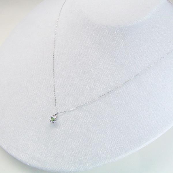 ヴィーナスジュエリー ネックレス デマントイドガーネット プラチナ