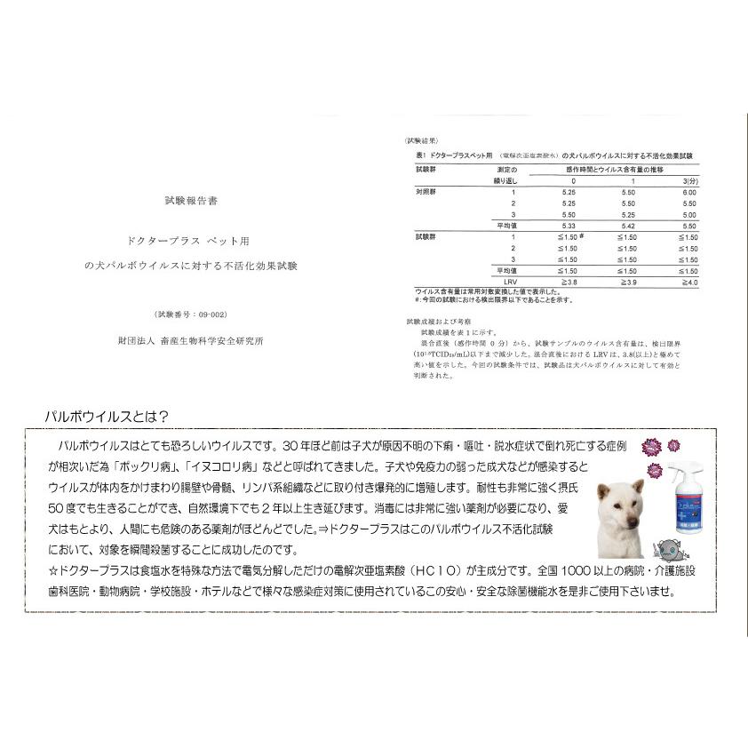 電解次亜塩素酸水 ドクタープラス 500（HCIO）500ppm  RSウイルス感染症・感染性胃腸炎・インフルエンザ・ヘルパンギーナ・手足口病予防に！｜vercomstore｜04