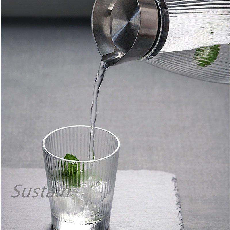 麦茶ポット 耐熱ガラス キントー ウォータージャグ 1 6l 麦茶ポット 洗いやすい 耐熱 ガラス ピッチャー 冷水筒 水差し 冷水ポット 麦茶 おしゃれ かわいい Zh17 Verdeストア 通販 Yahoo ショッピング