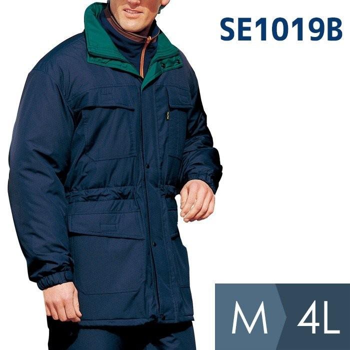 ミドリ安全 防寒着 帯電防止 防寒コート Se1019b上 ネイビー 冬用 釣り アウトドア 登山 冷凍庫作業 耐水性 Jis適合 ベルデクセルメディカル Yahoo 店 通販 Yahoo ショッピング
