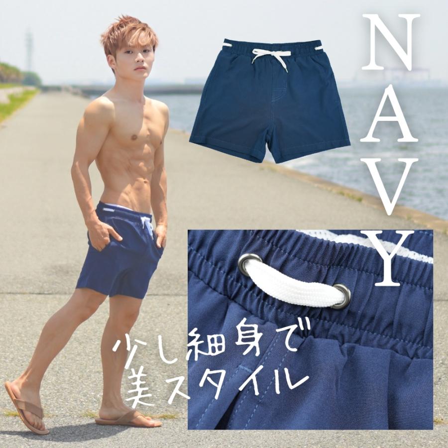 メンズ 水着 サーフパンツ ショートパンツ 膝上 膝丈 海水パンツ