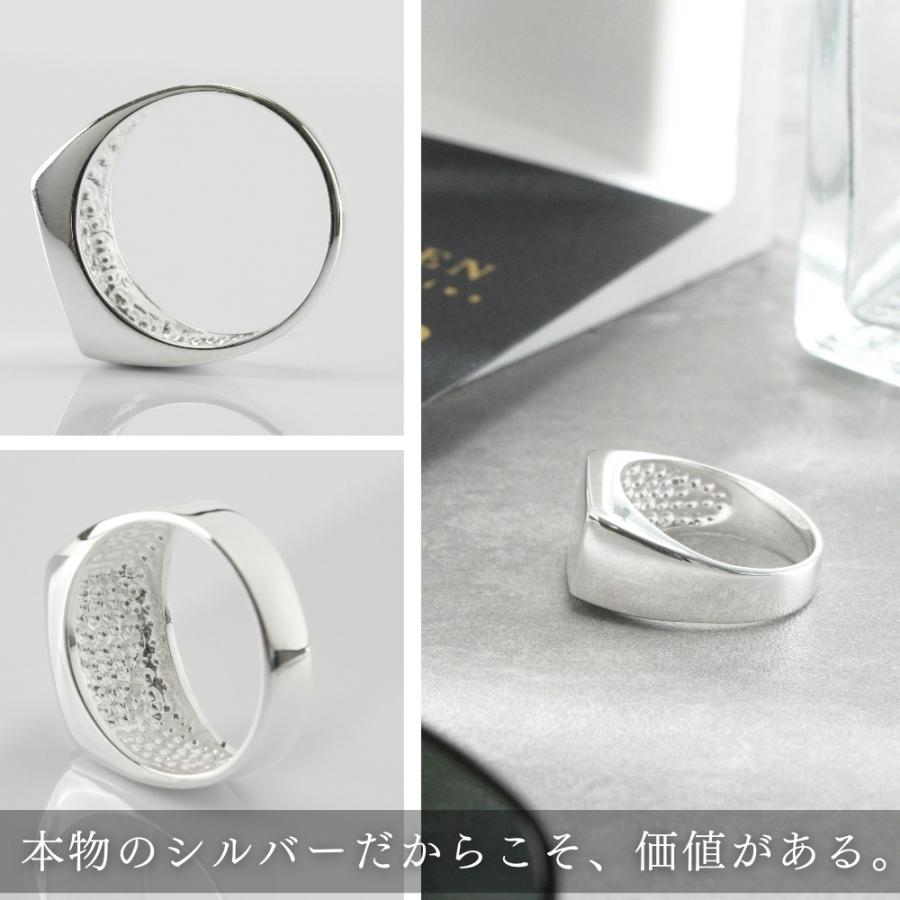 印台 リング メンズ シルバー 925 指輪 シグネットリング 人気