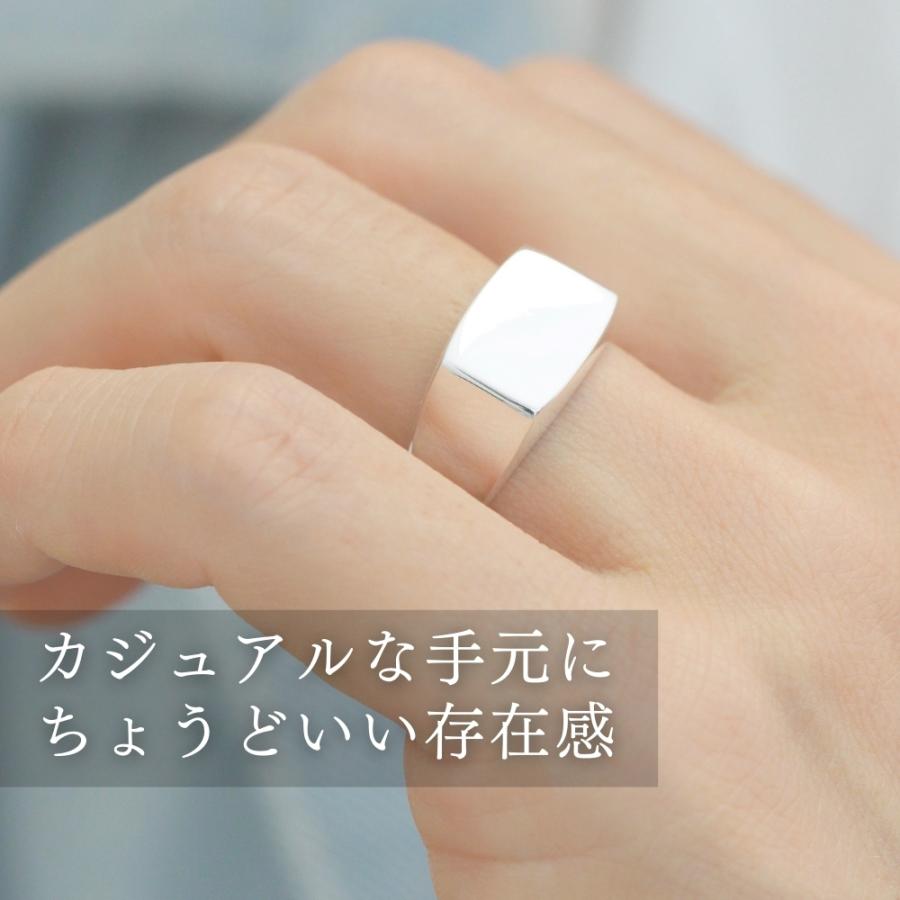 印台 リング メンズ シルバー 925 指輪 シグネットリング 人気