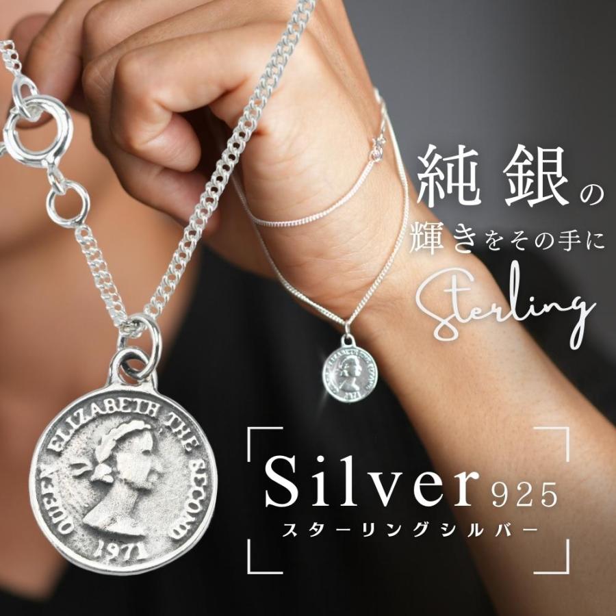 シルバー 925 エリザベス 2世 コイン ネックレス 金貨 硬貨 シルバー 925 エリザベス 2世 コイン ネックレス 金貨 硬貨