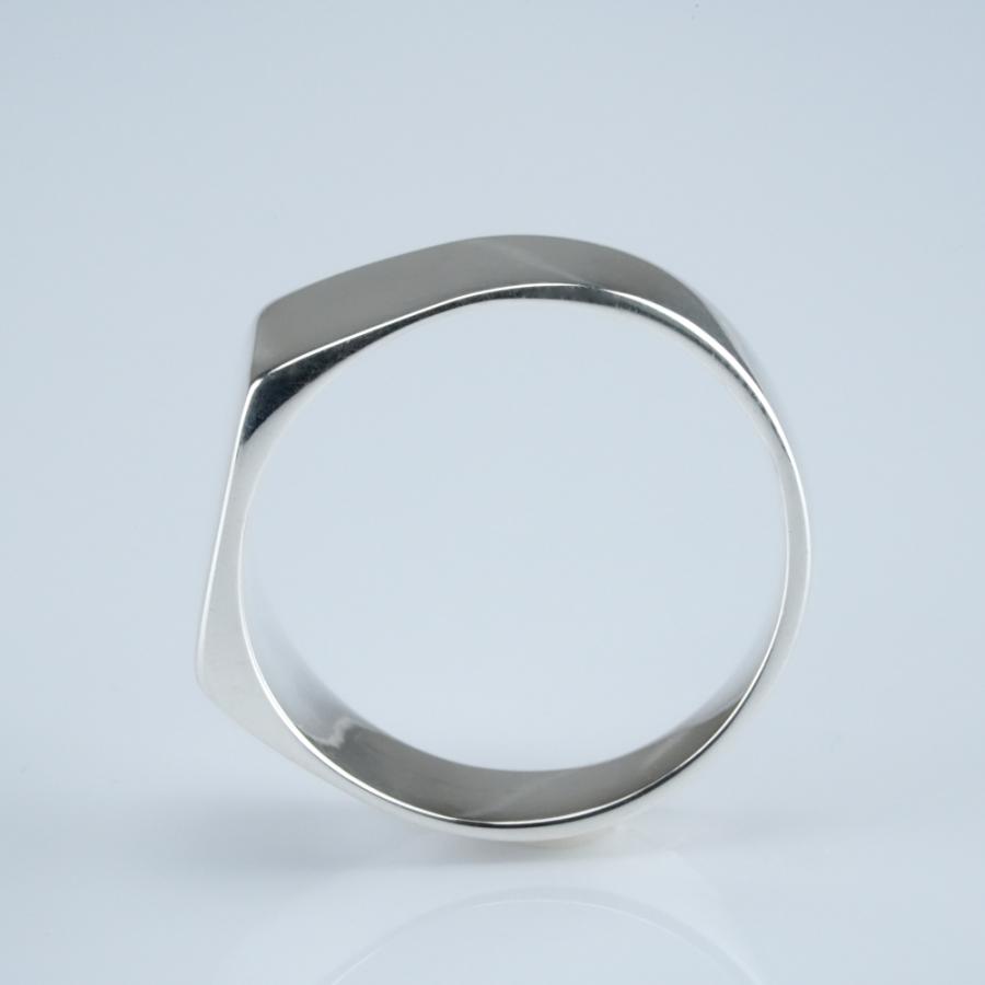 印台 リング シルバー 925 指輪 シンプル シグネットリング メンズ