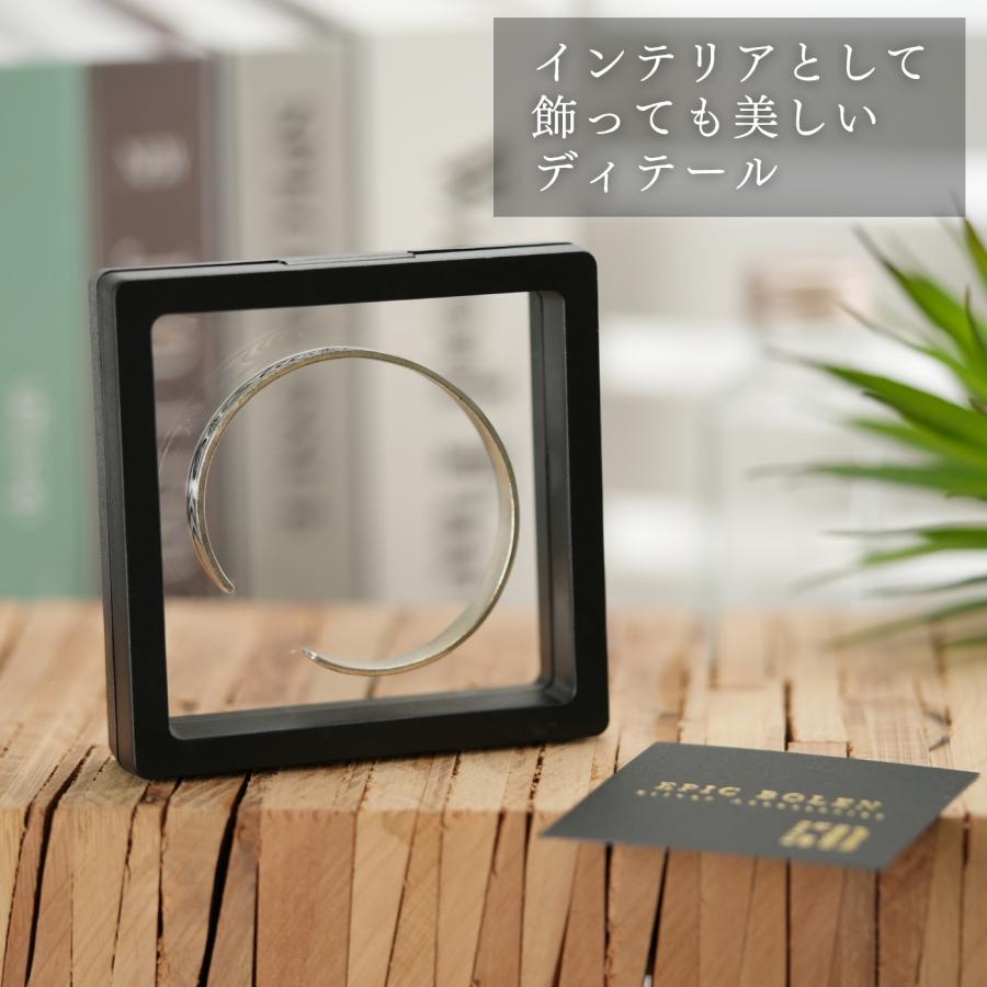 カレンシルバー バングル メンズ レディース シルバー925 幅8mm 重厚