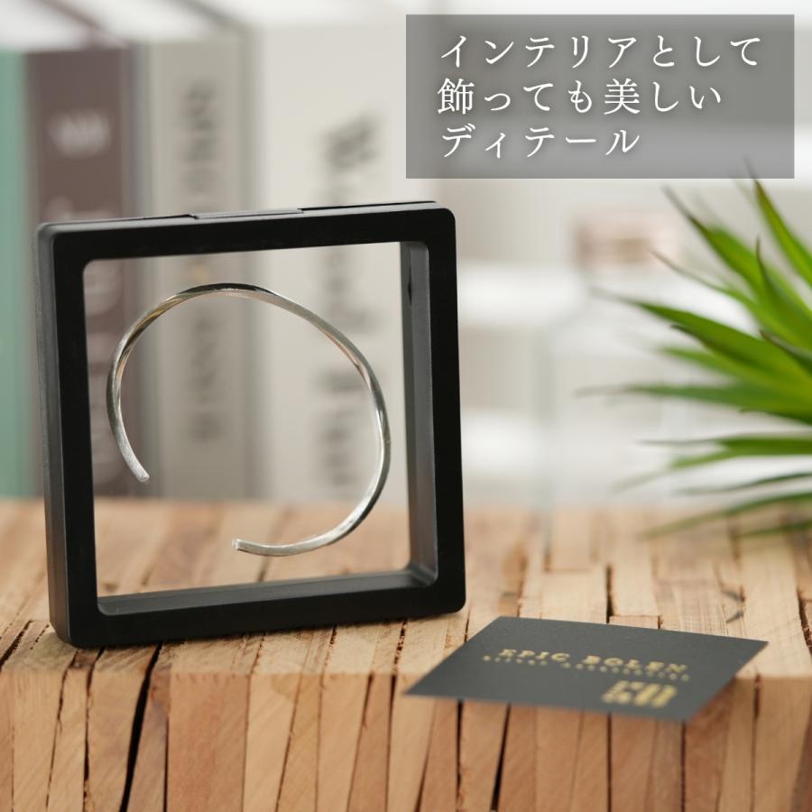 シルバー925 バングル メンズ レディース 細め シンプル ブレスレット