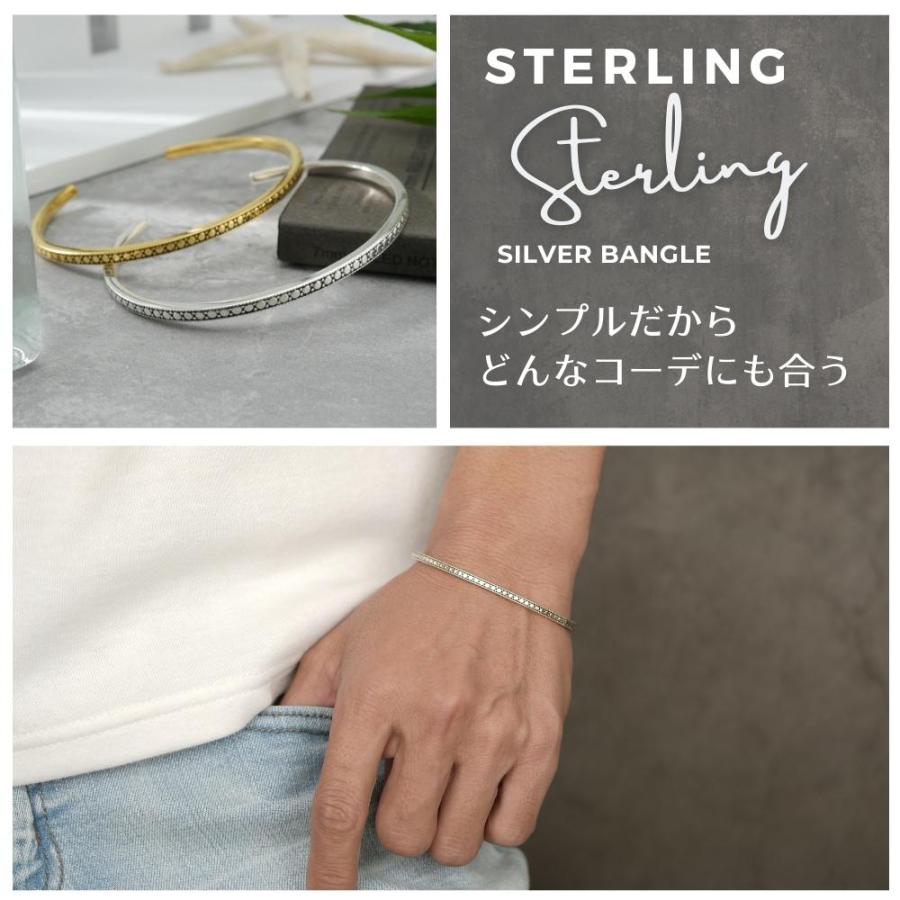 シルバー 925 バングル 18K ゴールド コート ブレスレット 人気 シルバー 925 バングル 18K ゴールド コート ブレスレット 人気