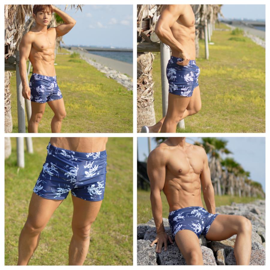 水着 ローライズ サーフパンツ ボクサー ボックス 海パン ショート