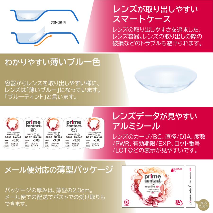 プライムコンタクト38 低含水 医師監修コンタクト 生コンタクトレンズ 1day 30枚入り ワンデー ソフトコンタクトレンズ クリアコンタクト Lohasoneday6 ヴェリタ公式ショップヤフー店 通販 Yahoo ショッピング