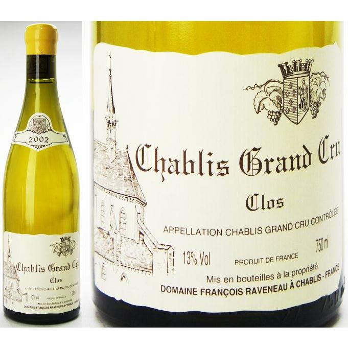 【送料無料】2002　シャブリ　特級畑　クロ (レ・クロ)　750ml（ドメーヌ・フランソワ・ラヴノー）白ワイン【コク辛口】^B0RJCCA2^