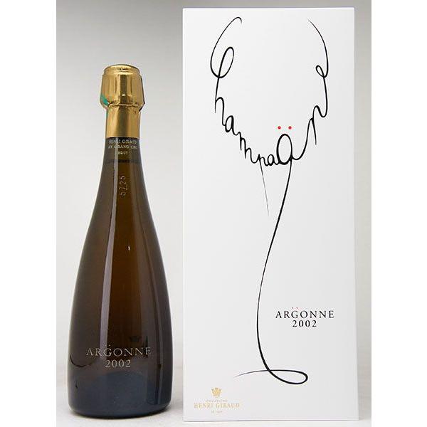 【送料無料】2002 アルゴンヌ　ブリュット　箱付　 750ml　アンリ・ジロー（シャンパーニュ）　白【シャンパン　コク辛口】^VAHGA5A2^
