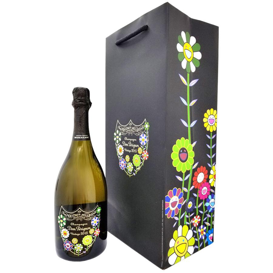2015 ドン ペリニヨン 村上隆 リミテッド エティション 750ml 手提げ袋 ドン ペリニョン 2015 村上隆 正規品 箱付×1本