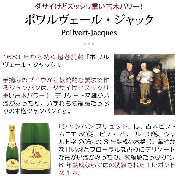 12本セット 送料無料 ポワルヴェール ジャック ブリュット 750ml×12 ポルヴェール ジャック  フランス 白泡 コク辛口 ^VAPQBRKC^の画像