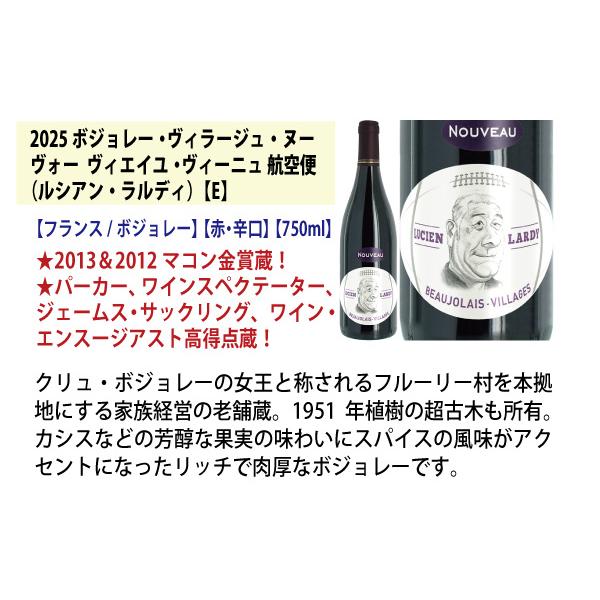 WE 送料無料 2025 ボジョレー ヌーヴォー 6本ワインセット (赤6本