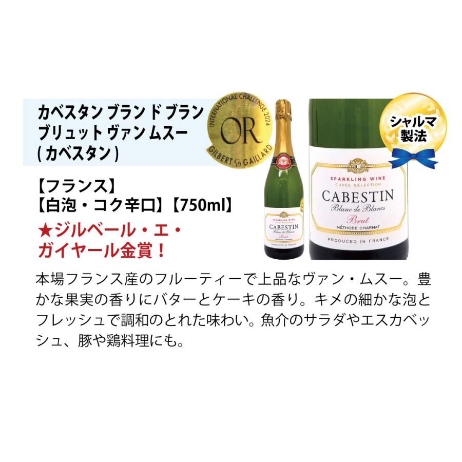 ワイン ワインセット 本場フランス産の極上辛口スパークリングワイン6