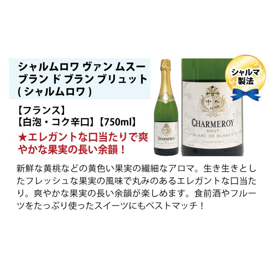 ワイン ワインセット 本場フランス産の極上辛口スパークリングワイン6