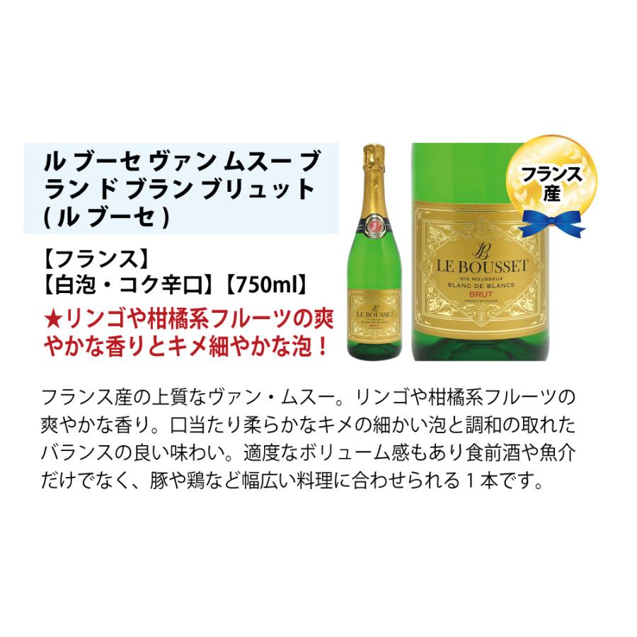 ワイン ワインセット 本格シャンパン製法＆フランス産の極上辛口スパークリング６本セット 送料無料 飲み比べセット ギフト 大人気 ^W0A5H6SE^｜veritas｜07