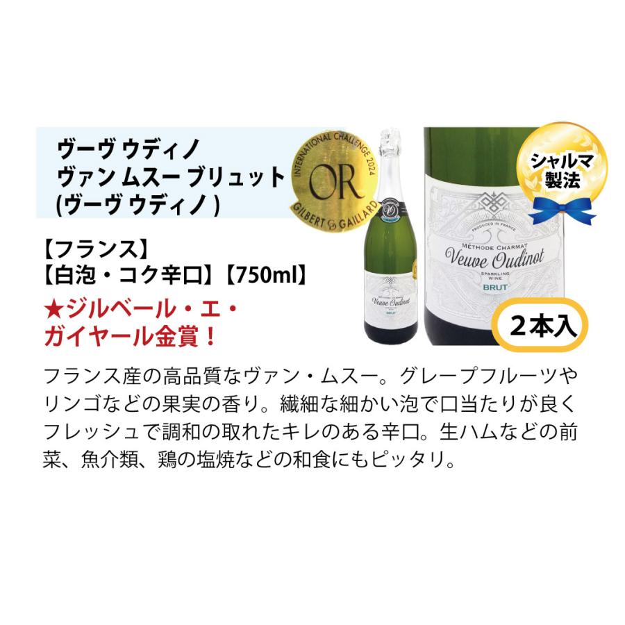 ワインセット 本場フランス産の極上辛口スパークリングワイン12本
