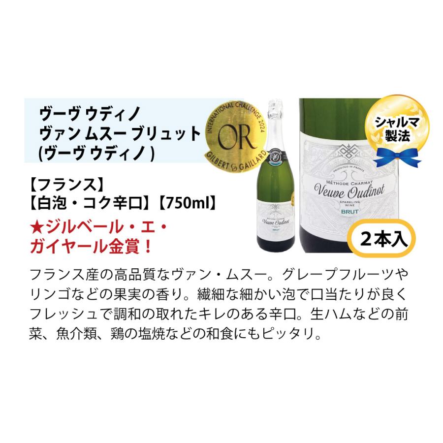 ワインセット 本場フランス産の極上辛口スパークリングワイン12本