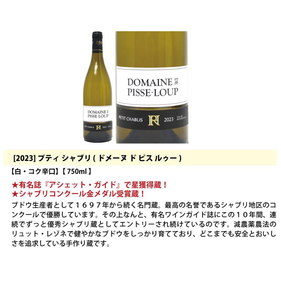 豪華ラインナップ シャブリ3種 飲み比べセット合計6本 ワイン ワインセット 地元シャブリ101蔵激突 超特選ベスト白4本