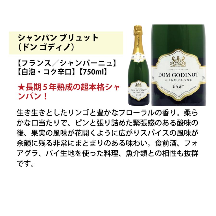 ワイン ワインセット モエ・ヴーヴ入り！超豪華シャンパン6本セット  