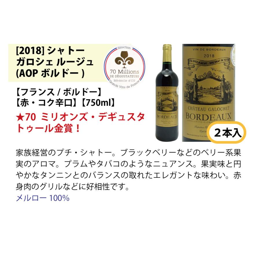 ワイン ワインセット すべて金賞フランス名産地ボルドー激旨赤１２本セット (6種類各2本) 大人気 ^W0DI71SE^｜veritas｜06