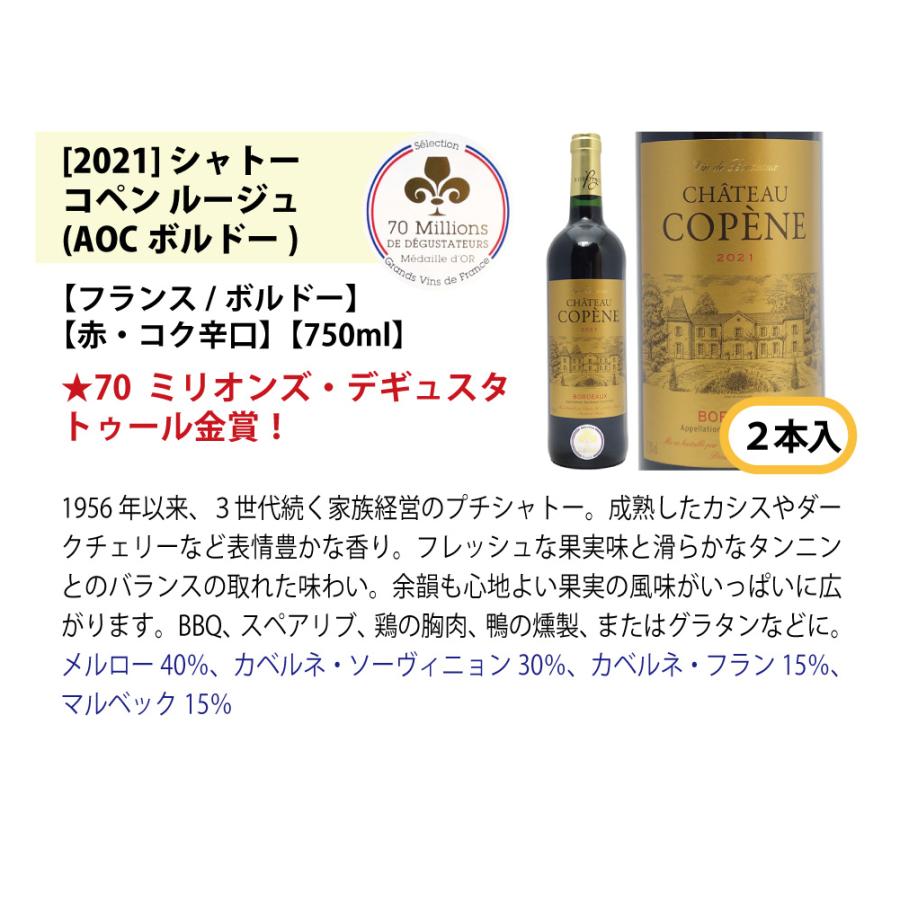 ワイン ワインセット すべて金賞フランス名産地ボルドー激旨赤１２本セット (6種類各2本) 大人気 ^W0DI72SE^｜veritas｜07