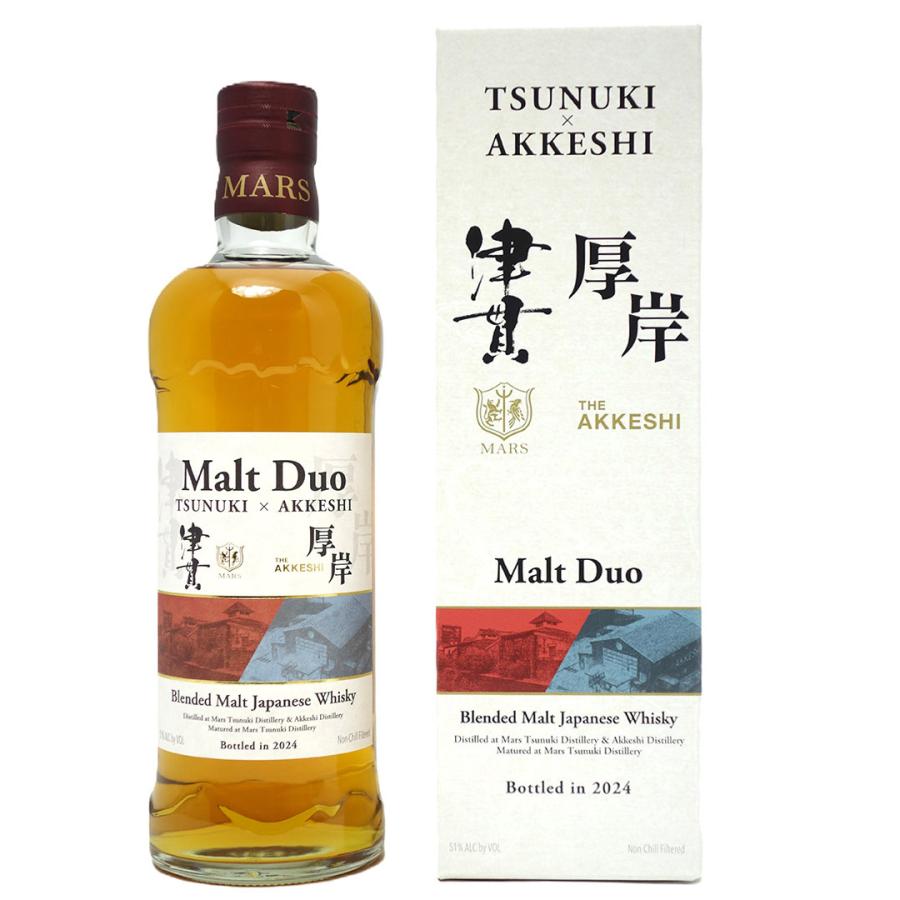 2024 マルスウイスキー モルトデュオ 津貫×厚岸 51度 箱付 700ml