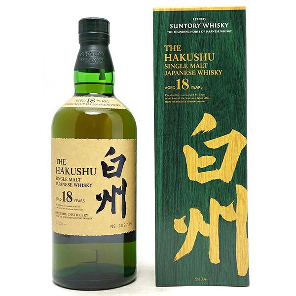 ご一家族様1本限り】 サントリー 白州 18年 43度 箱付 シングルモルト