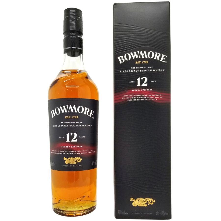 ボウモア12年シェリーオークカスク ボウモア シェリー オーク カスク 12年 40度 箱付 700ml 正規品