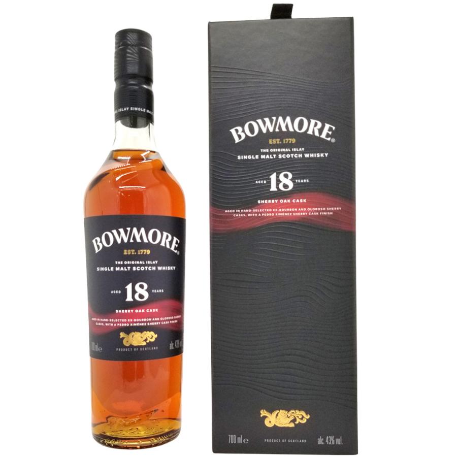 ボウモア シェリー オーク カスク 18年 43度 箱付 700ml 正規品
