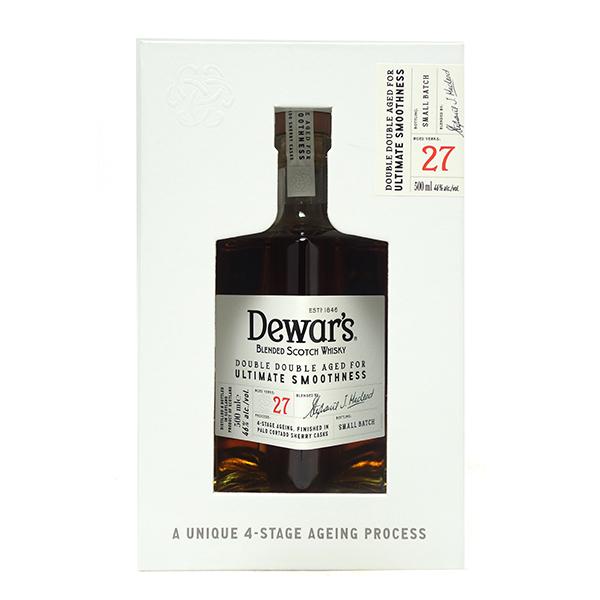 デュワーズ ダブルダブル 27年 46度 500ml 箱付 並行品 スコッチ 