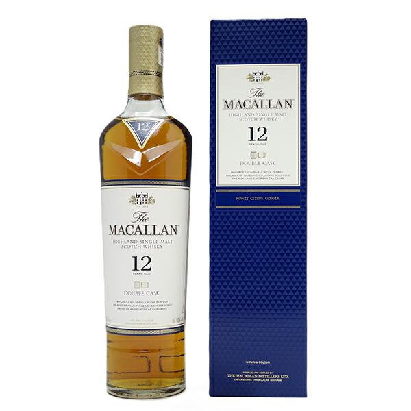 マッカラン 12年 ダブルカスク　箱あり　新品 ザ マッカラン ダブルカスク 12年 40度 700ml 正規品 箱付 スコッチ