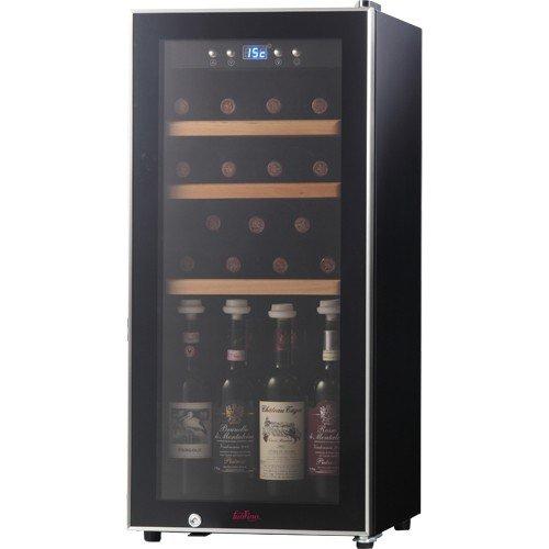 ワインセラー　ファンビーノ　グローバル　FanVino　２８本収納　SW-28 ワインセラー】(右ヒンジ） funVino(ファンヴィーノ）28 ブラック SW