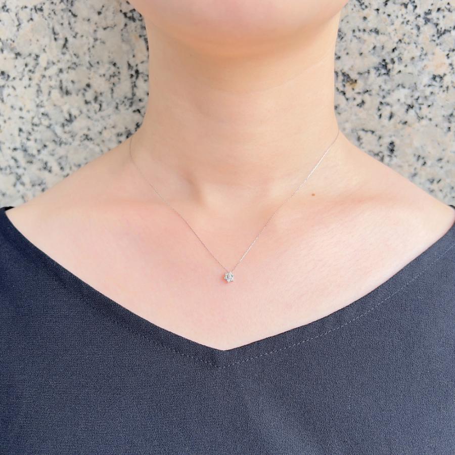 PT900 / 950 プラチナ ダイヤモンド ネックレス ペンダント アクセサリー レディース ジュエリー 125208020315_2