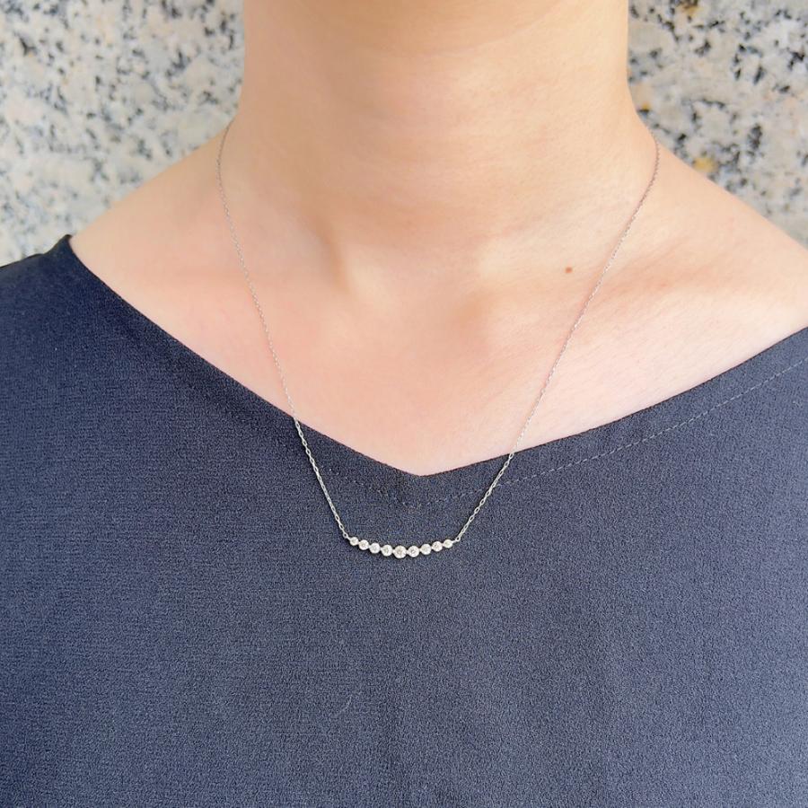PT850 / 950 プラチナ H&C ダイヤモンド ネックレス ペンダント アクセサリー レディース ジュエリー 119008020332の画像