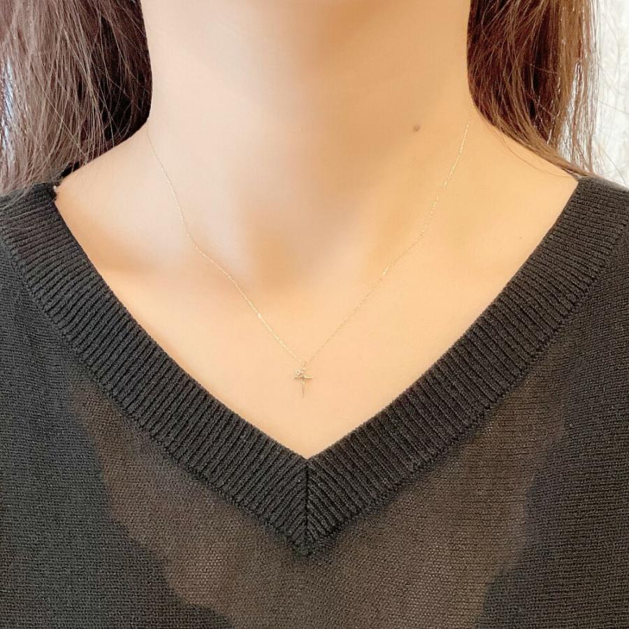 K10YG ダイヤモンドネックレス ペンダント ジュエリー 135308020085の画像