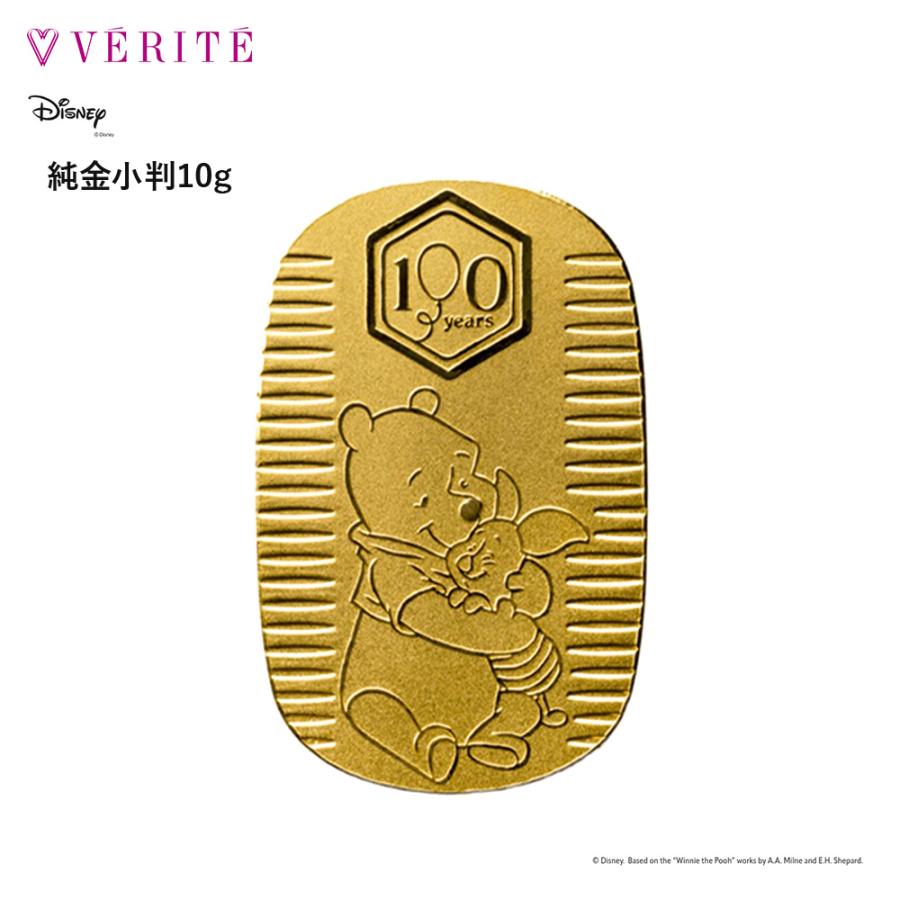 Disney 100周年 小判 純金 プラチナ 10g アクリルスタンド K24 くまのプーさん 100周年 小判 10g ディズニー disney 公式