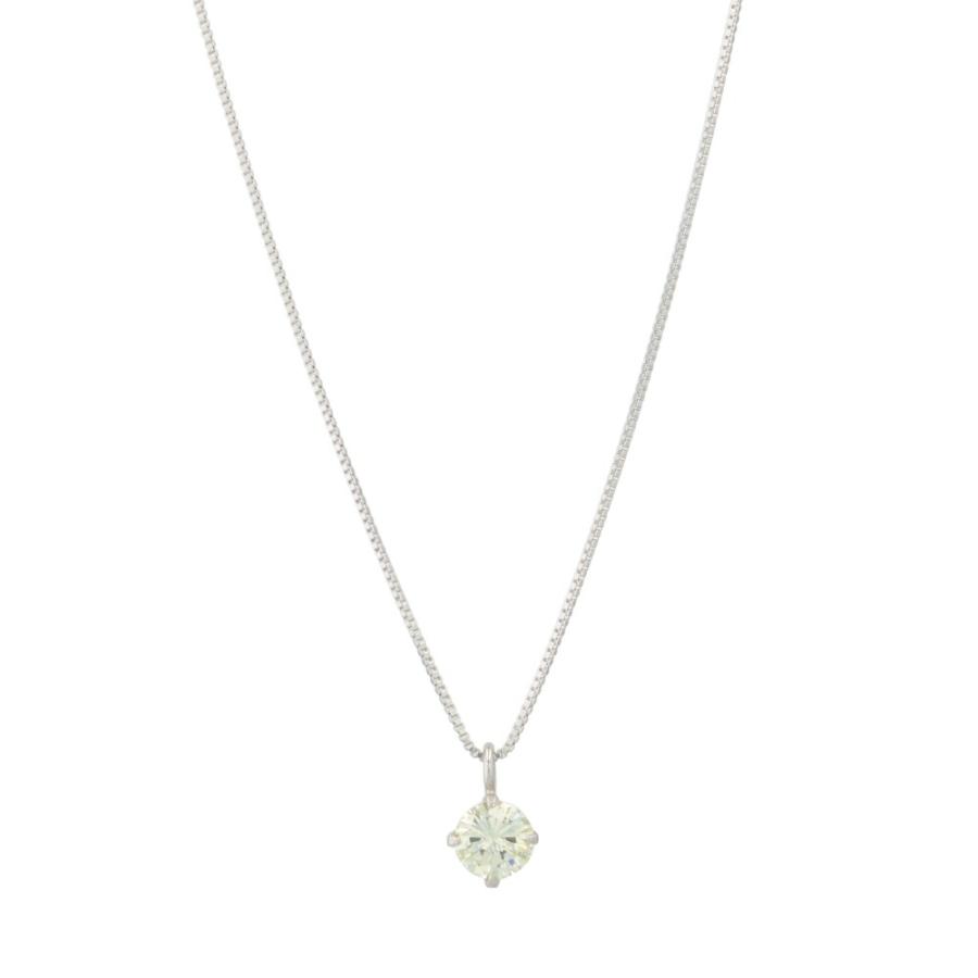 PT850/900プラチナ　ダイヤモンド　ネックレス プラチナ 一粒ダイヤモンドネックレス 天然ダイヤモンド diamond