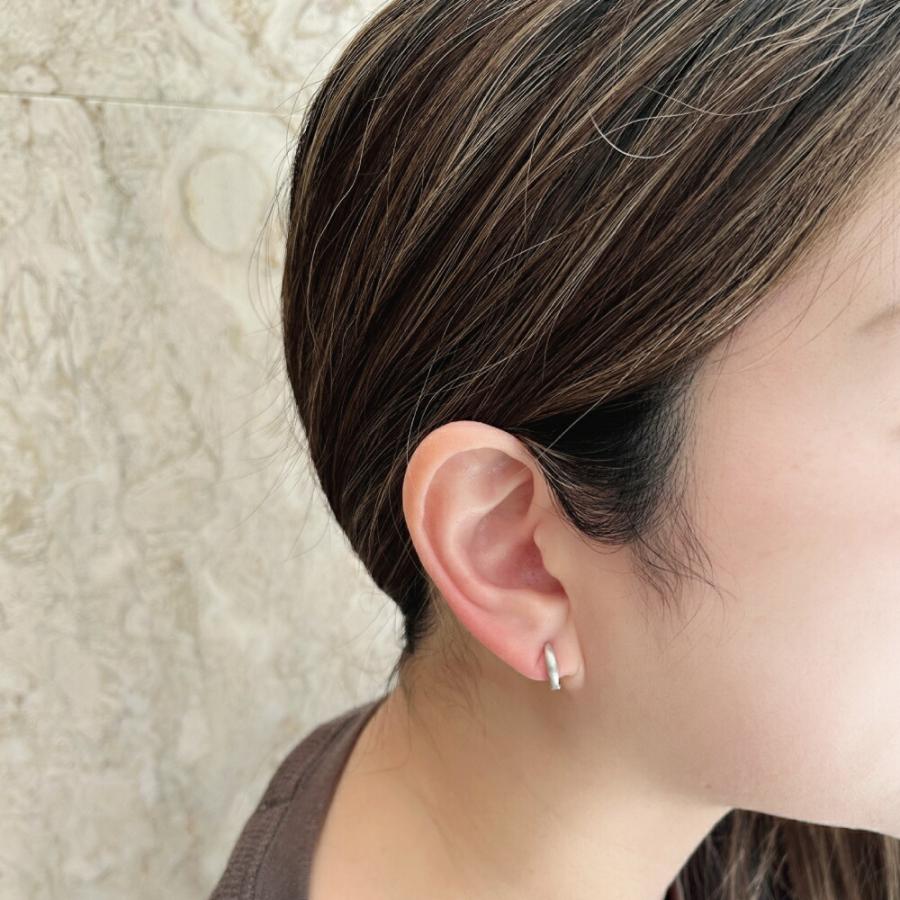K10YG K10WG リバーシブル ピアリング ピアス リング ピアス ジュエリー 118208020316 118208020317の画像