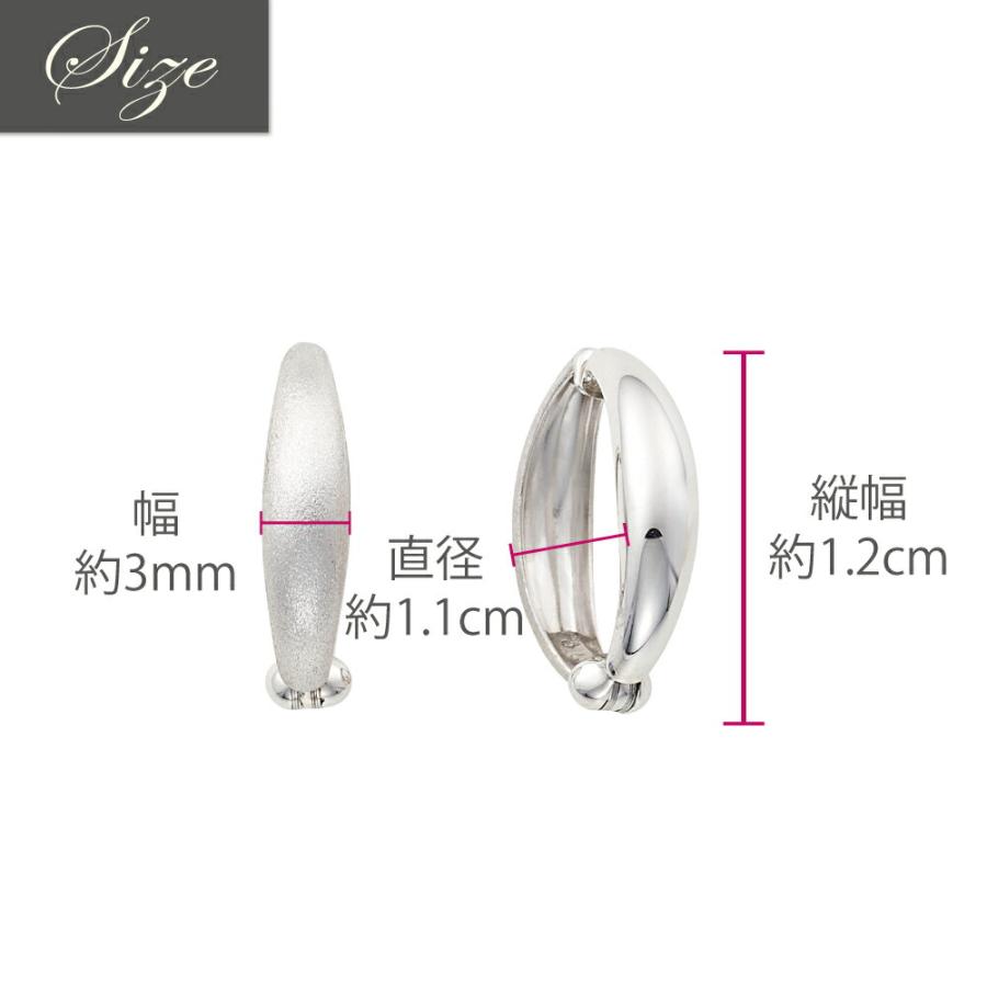 K10YG K10WG リバーシブル ピアリング ピアス リング ピアス ジュエリー 118208020316 118208020317の画像