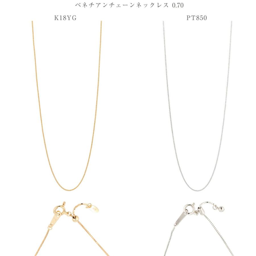K18YG ベネチアンチェーン ネックレス シンプル 太め 太い 1.0mm ジュエリー 1mm 45cm ジュエリー 105200004703_2
